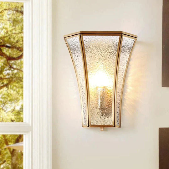 Kreative Landhausstil Nachttischlampe Korridor Gang Kupfer Wandleuchte