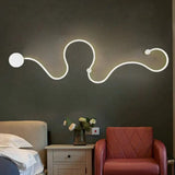 Creative Led Ceiling Lights For Living Room Bedroom Black/White Aluminum Lamp Body Indoor Lighting