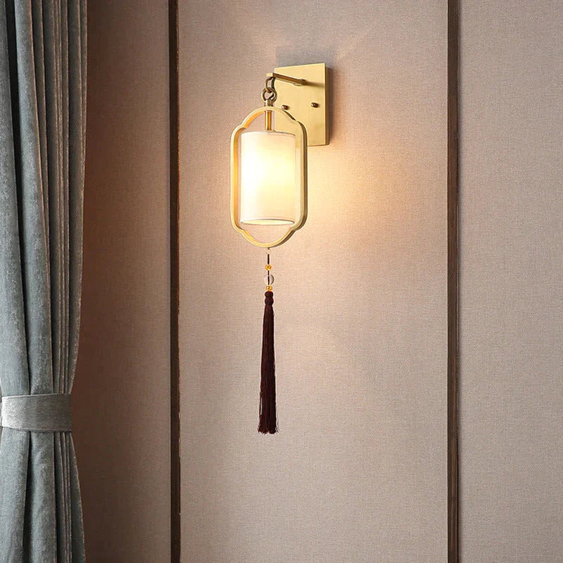 Creative Wall Lamp Bedroom Bedside Lamp Background Copper Wall Lamp Copper / Without a light source Copper Wall Lamps