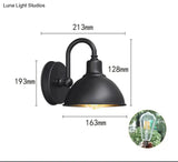 Cross Border Retro Outdoor Wall Lamp Waterproof Courtyard Villa Balcony Exterior Gate Manufacturer