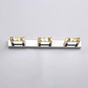 Crystal Circle Vanity Wall Light - Modern Minimalist Style For A Stylish Look 3 / Champagne Square