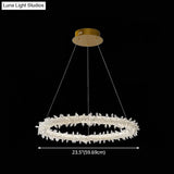 Crystal Flower Chandelier Light For Modern Living Rooms