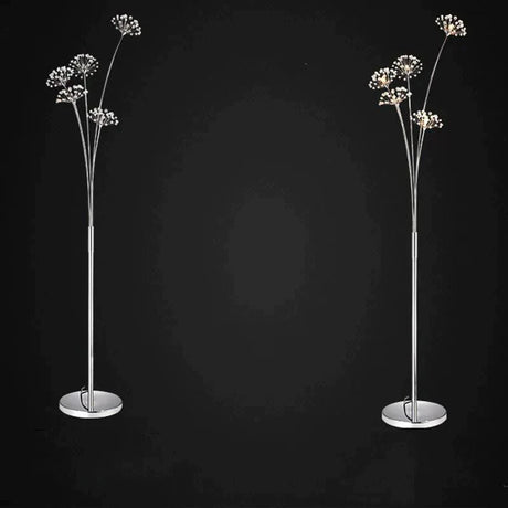 Dandelion Floor Lamp Ins Wind Minimalist Vertical Personality Living Room Bedroom Crystal Decorative
