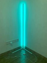 Dimming Black White Floor Lamp Modern Rgb Remote Led Lamps Standing Simple Corner Standing Light