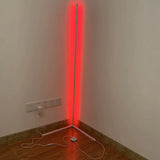 Dimming Black White Floor Lamp Modern Rgb Remote Led Lamps Standing Simple Corner Standing Light