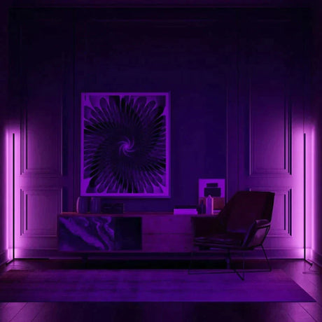 Dimming Black White Floor Lamp Modern Rgb Remote Led Lamps Standing Simple Corner Standing Light