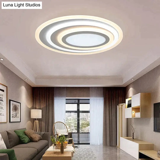 Dimming+Remote Control Modern Led Ceiling Lights For Living Room Bedroom 3 Color Temperature New