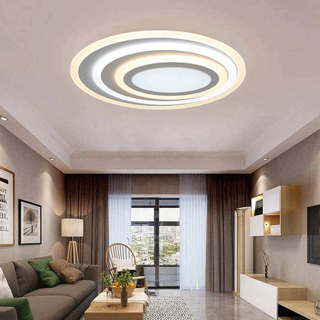 Dimming+Remote Control Modern Led Ceiling Lights For Living Room Bedroom 3 Color Temperature New