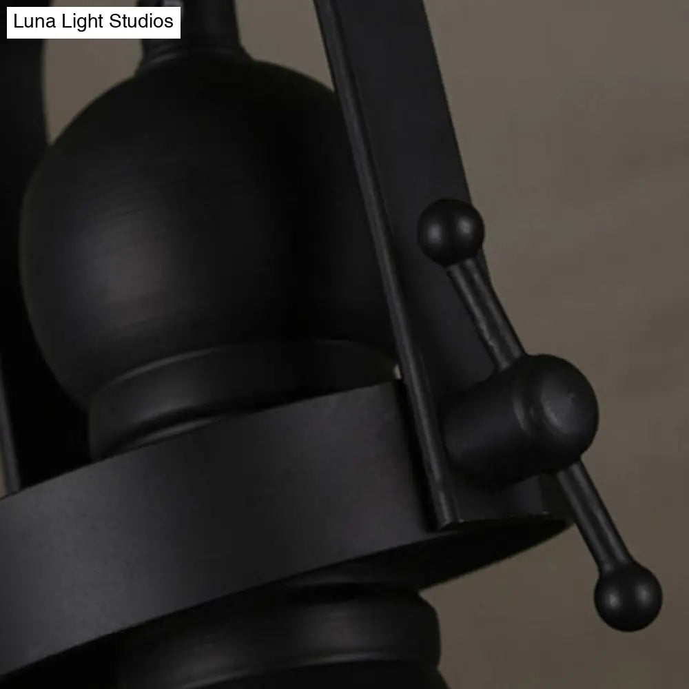 Dome Ceiling Pendant Light: Industrial Glass Hanging Lamp For Coffee Shop