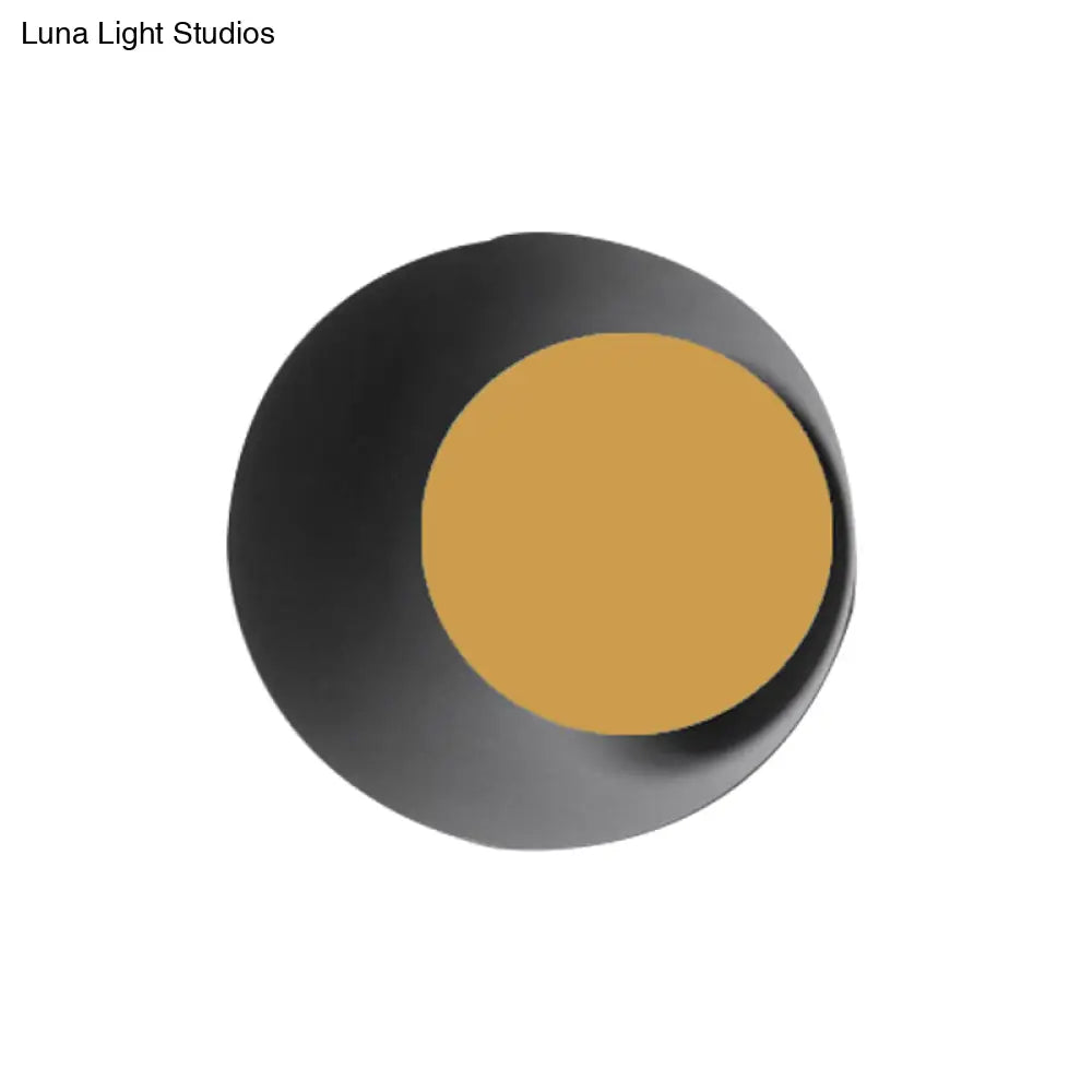 Dot Sconce Light: Macaron Style Metal Candy Colored Wall Lamp For Study Room & Kitchen