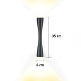 Elaine | Outdoor Waterproof Lamp Black 35cm / 13.7’’ / Warm White Outdoor Lighting