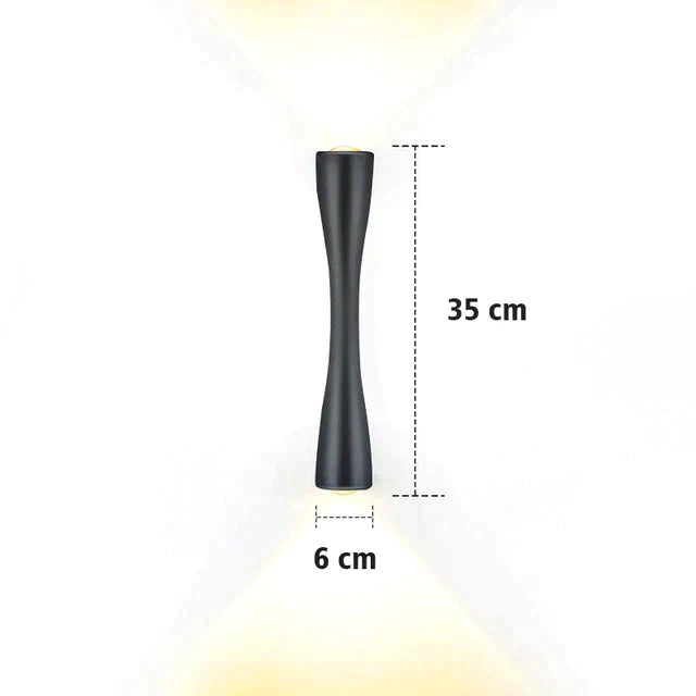 Elaine | Outdoor Waterproof Lamp Black 35cm / 13.7’’ / Warm White Outdoor Lighting