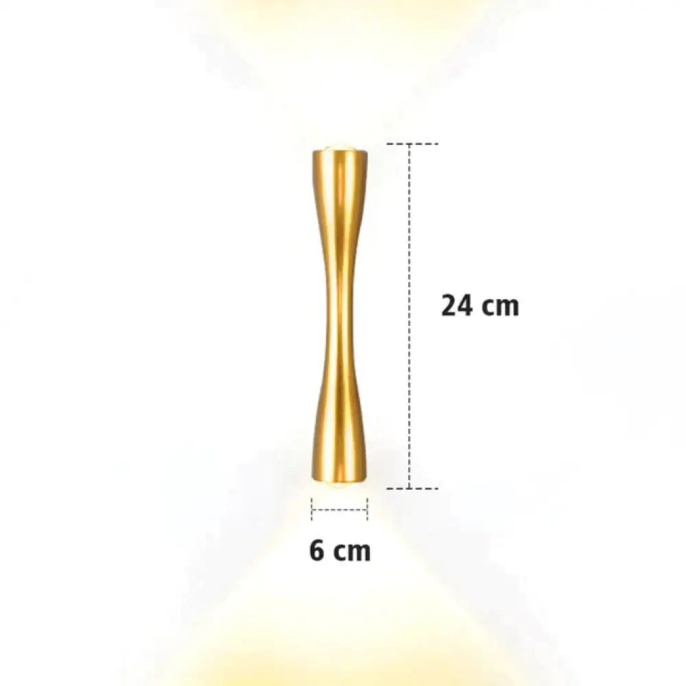 Elaine | Outdoor Waterproof Lamp Gold 24cm / 9.4’’ / Warm White Outdoor Lighting