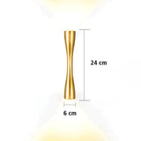 Elaine | Outdoor Waterproof Lamp Gold 24cm / 9.4’’ / Warm White Outdoor Lighting
