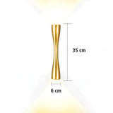 Elaine | Outdoor Waterproof Lamp Gold 35cm / 13.7’’ / Warm White Outdoor Lighting