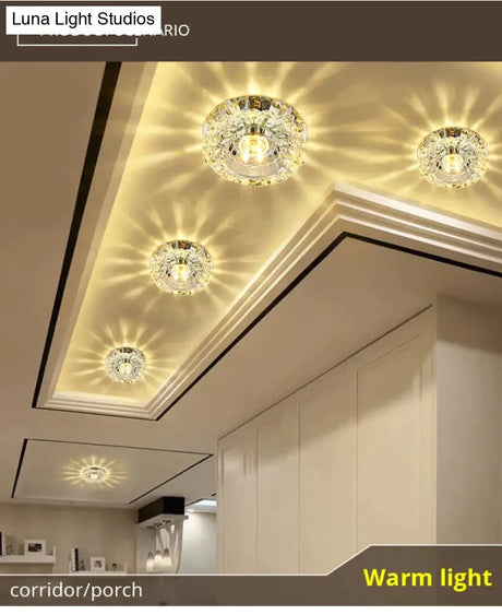 Flush Mount Small Led Ceiling Light For Art Gallery Decoration Front Balcony Lamp Porch Light
