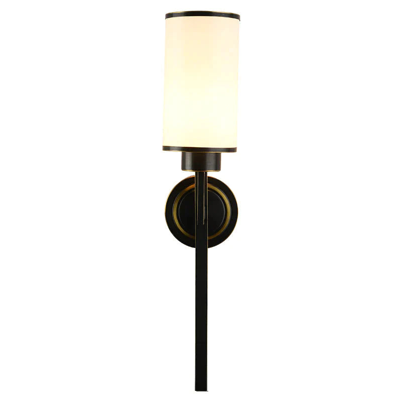 Vollkupfer-Wandleuchte, einfache klassische Schlafzimmer-LED-Kopf-TV-Hintergrundwand-Treppenhaus-Kupfer-Wandleuchte