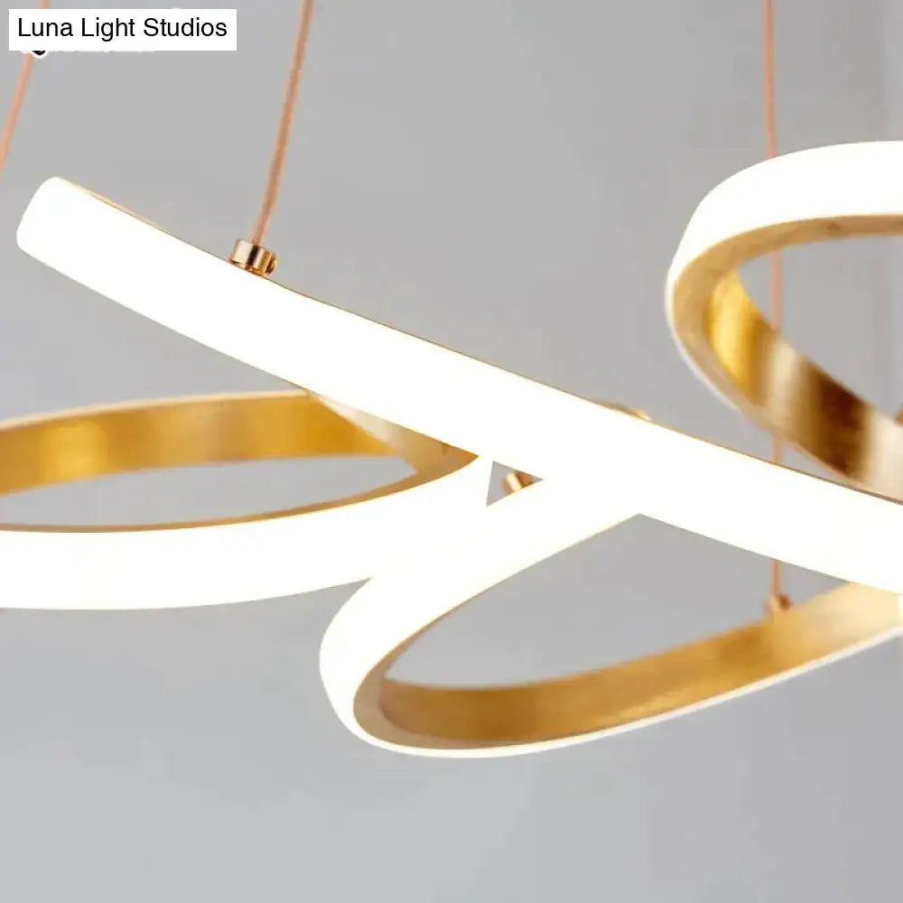 Gold Plated LED Pendant Lights Dining Room Kitchen New Lighting Lamp Cord Pendant Lamp With Remote Control Luminaire