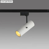 Grey Cement Semi Flush Mount Spotlight With Modern Cylinder Shade For Dining Room