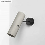 Grey Led Wall Light: Tube Store Spotlight With Swivel Joint