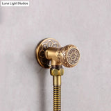 Hand Held Bidet Sprayer Douche Toilet Kit Antique Bronze Shattaf Shower Head Copper Valve Set Jet Bidet Faucets Set