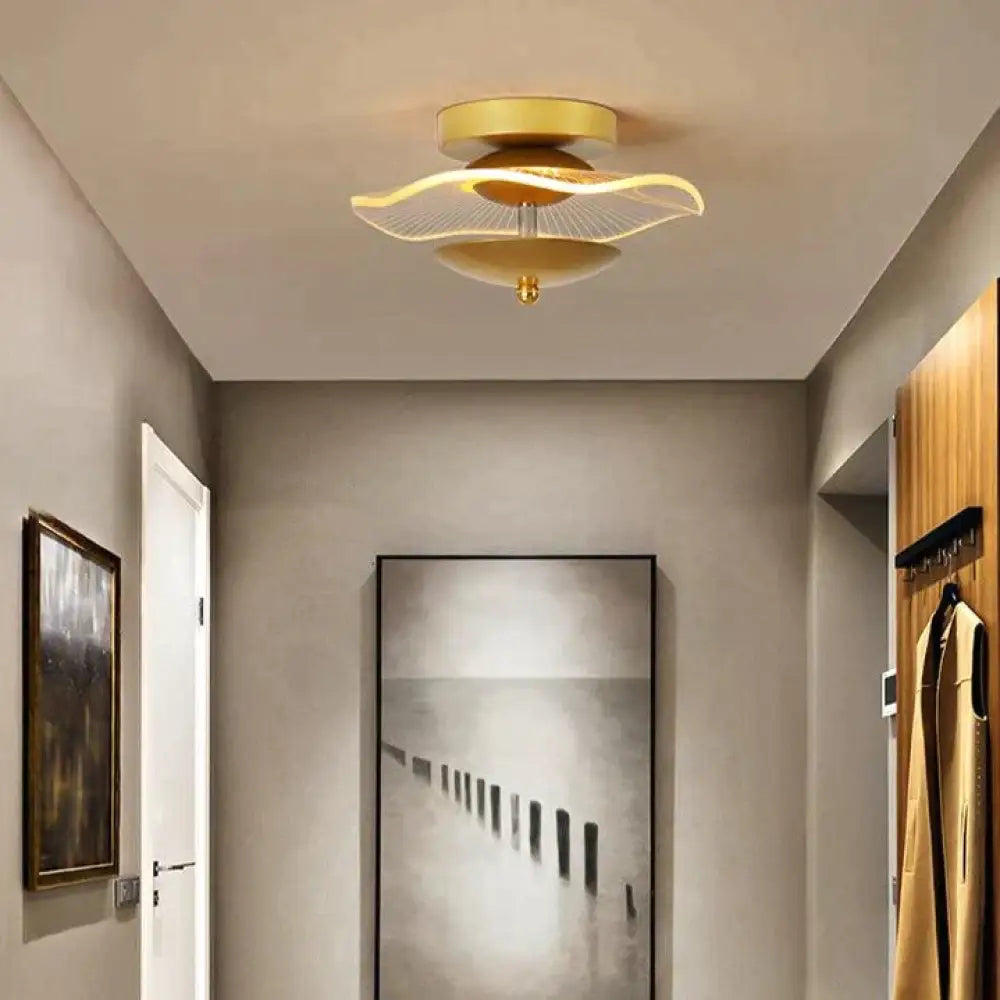 Hayden - Creative Personality Modern Aisle Light Corridor Ceiling Lamp gold B 23CM / White light Ceiling