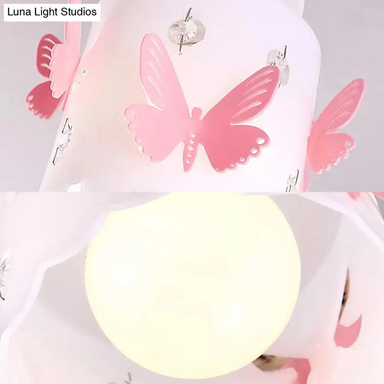 Hollow Butterfly Acrylic Ceiling Lamp For Modern Kitchen Mount