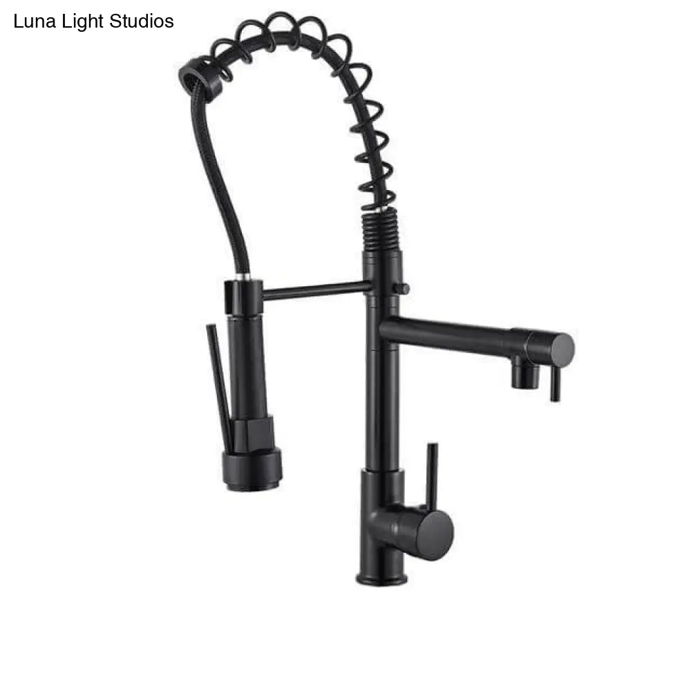 Hydrobliss - Dual Spout Pull Out Spring Faucet Kitchen Faucets