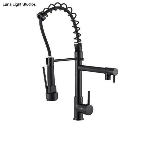 Hydrobliss - Dual Spout Pull Out Spring Faucet Kitchen Faucets