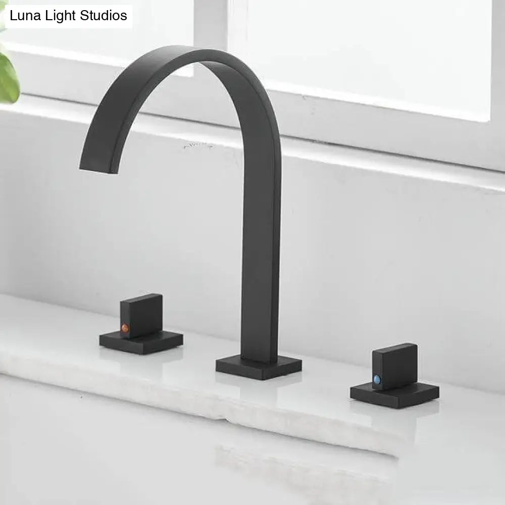 Hydrobliss - Modern Double Handle Bathroom Faucet