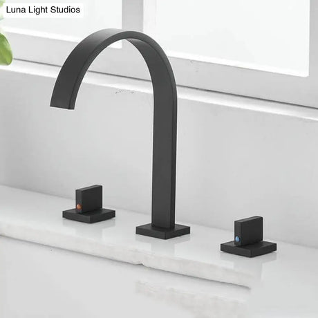 Hydrobliss - Modern Double Handle Bathroom Faucet