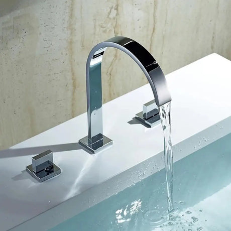 Hydrobliss - Modern Double Handle Bathroom Faucet