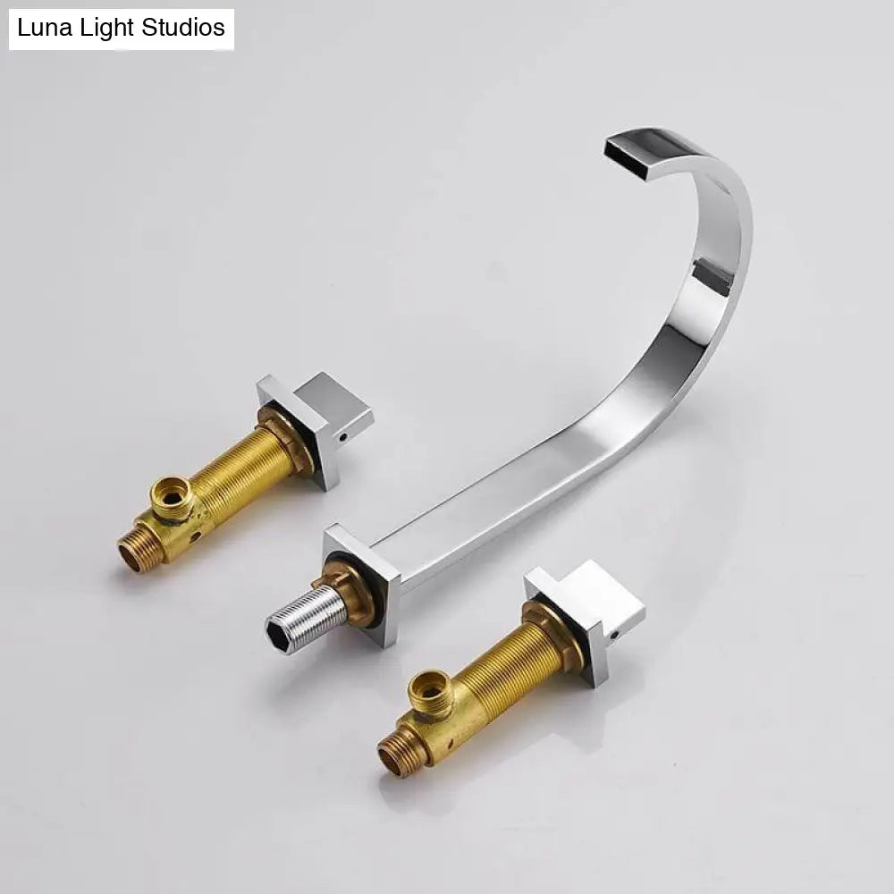 Hydrobliss - Modern Double Handle Bathroom Faucet