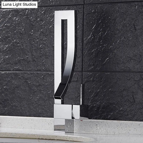 Hydrobliss - Modern Single Handle Bathroom Faucet Chrome