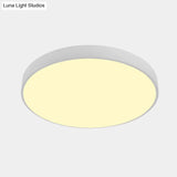 Illuminate Your Pathway: Round Nordic Led Flush Mount Ceiling Light With Acrylic Diffuser