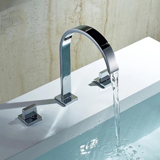 Hydrobliss - Modern Double Handle Bathroom Faucet