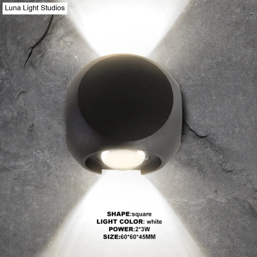 Indoor Lighting Led Wall Lamp Ip65 Waterproof & Outdoor Aluminum Light Surface Mounted Cube Garden