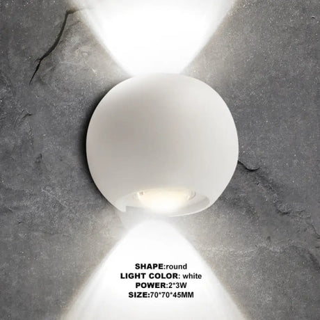 Indoor Lighting Led Wall Lamp Ip65 Waterproof & Outdoor Aluminum Light Surface Mounted Cube Garden