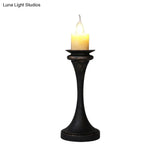 Industrial Desk Lamp With Candelabra Marble Table Accent In Brass/Bronze