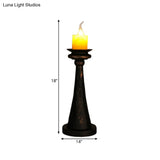 Industrial Desk Lamp With Candelabra Marble Table Accent In Brass/Bronze