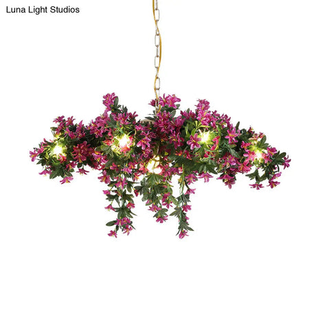 Industrial Starburst Metal Chandelier With 12 Lights Hanging Pendant Light In Black