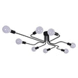 Industrial-Style Metal Pendant Light Fixture: Gun-Shaped Suspension In Black