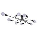 Industrial-Style Metal Pendant Light Fixture: Gun-Shaped Suspension In Black