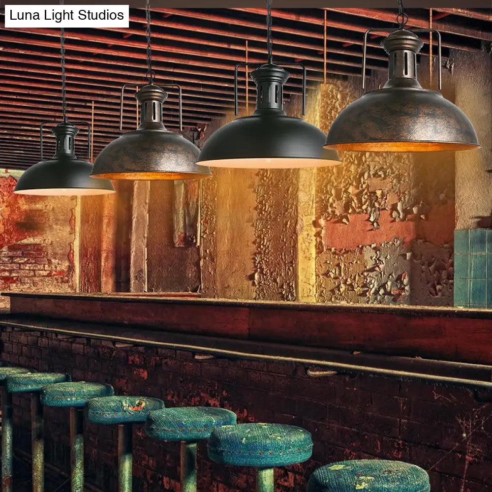 Industrial Swivel Joint Pendant Lighting Fixture: Metal Ceiling Light- Hang In Style!