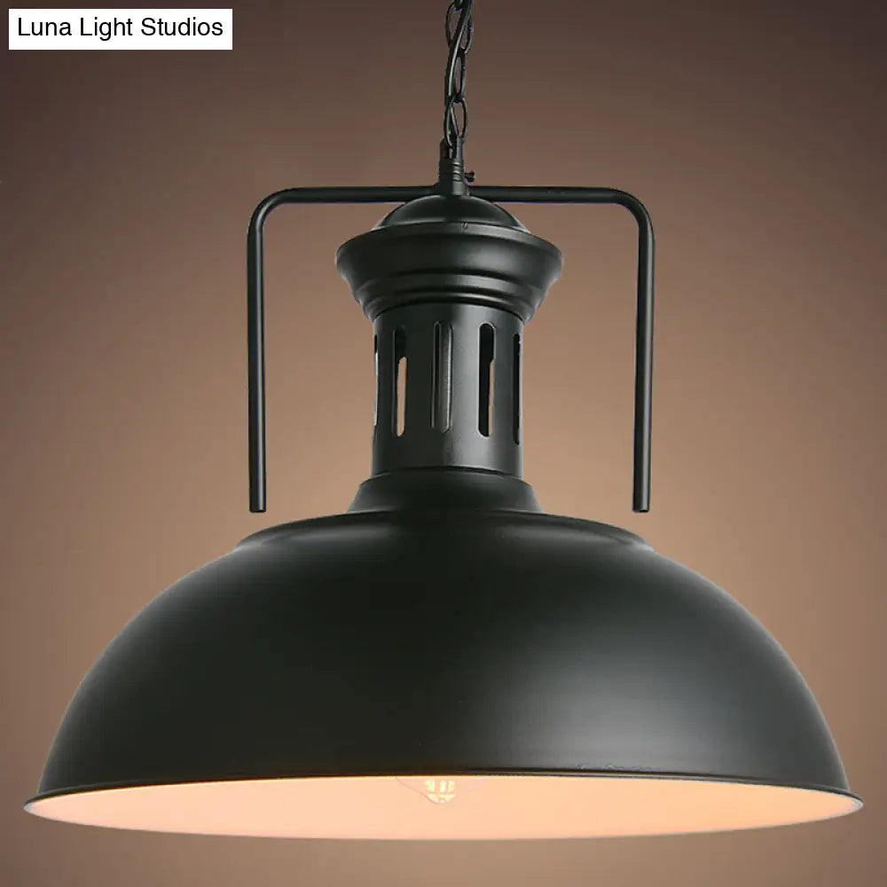 Industrial Swivel Joint Pendant Lighting Fixture: Metal Ceiling Light- Hang In Style!