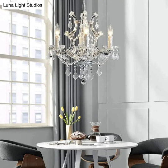Jasen V - Europe Crystal Chandelier For Loft Living Room Bedroom Kitchen Home Decoration Chandelier