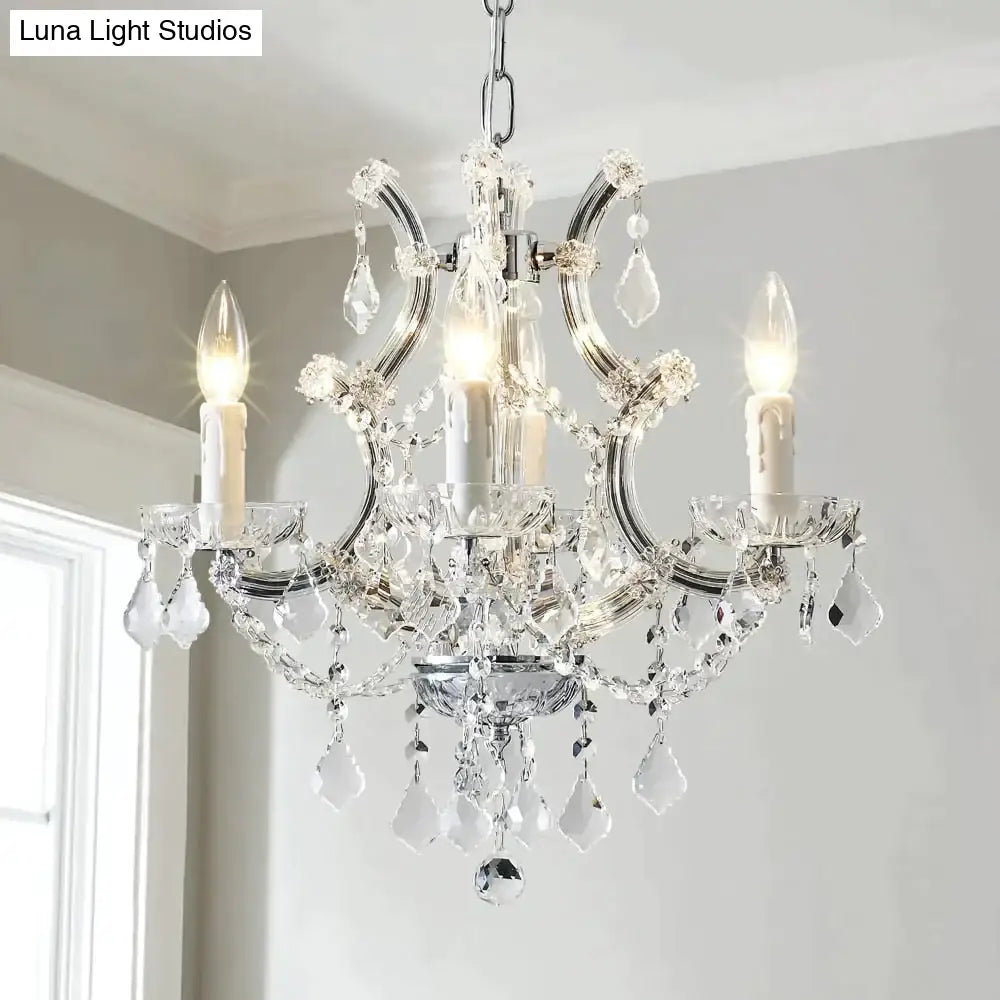 Jasen V - Europe Crystal Chandelier For Loft Living Room Bedroom Kitchen Home Decoration Chandelier