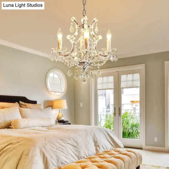 Jasen V - Europe Crystal Chandelier For Loft Living Room Bedroom Kitchen Home Decoration Chandelier