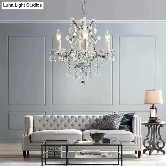 Jasen V - Europe Crystal Chandelier For Loft Living Room Bedroom Kitchen Home Decoration Chandelier