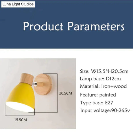 Joan | Wooden Reading Wall Lamp Wall Lamp